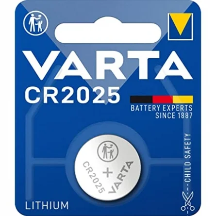 Piles Boutons au Lithium Varta CR2025 (1 Unité)