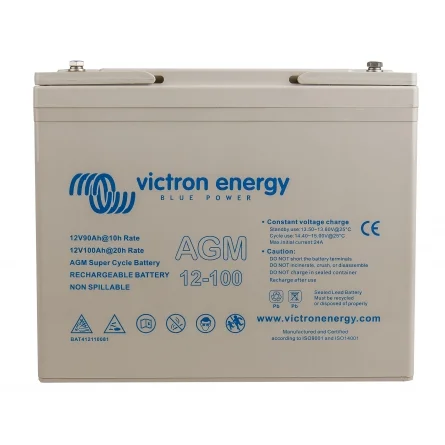 Batterie au Plomb-Acide AGM 12V 100Ah Victron Super Cycle