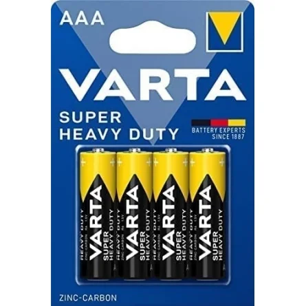 ▷ Piles Varta AAA Super Heavy Duty (4 Unités)
