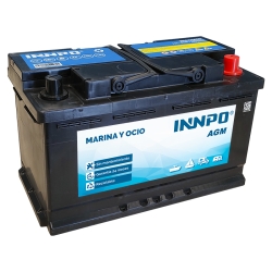 Batterie INNPO AGM 80Ah Marina y Ocio
