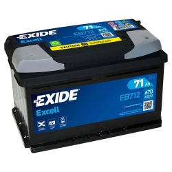 Batterie Exide Excell EB712