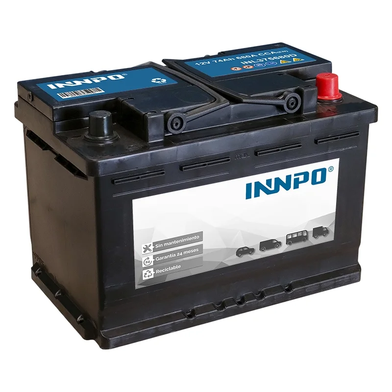Batterie INNPO 74Ah 680A INNPO De 70Ah à 80Ah