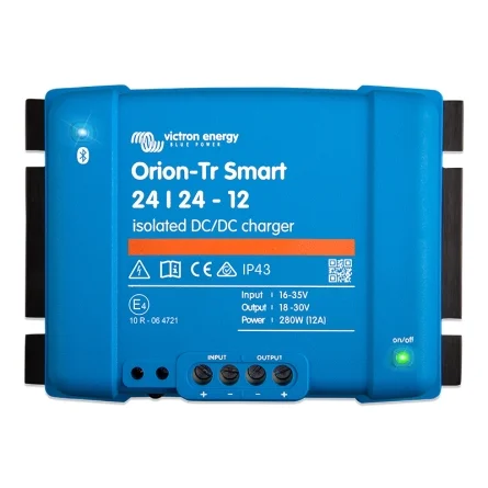 Chargeur DC-DC Victron Orion-Tr Smart 24V - 24V 12A (280W) Isolé
