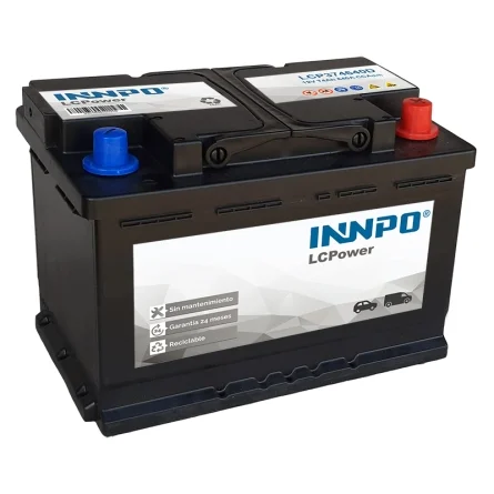 Batterie INNPO LCPower 74Ah 640A