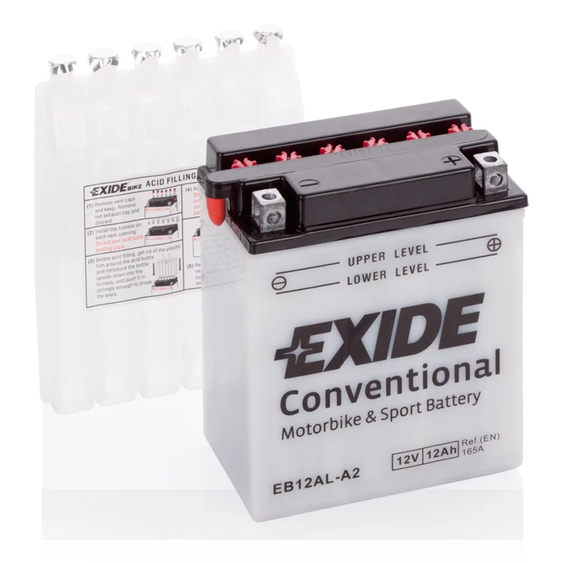 Batterie de Démarrage de Moto Exide Conventional EB12AL-A2