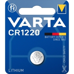 Piles Boutons au Lithium Varta CR1220 (1 Unité)