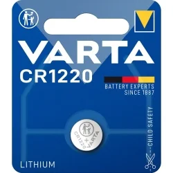 Piles Boutons au Lithium Varta CR1220 (1 Unité)