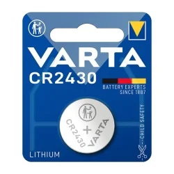 Piles Boutons au Lithium Varta CR2430 (1 Unité)