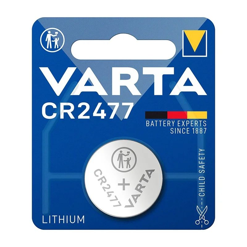 Piles Boutons au Lithium Varta CR2477 (1 Unité)