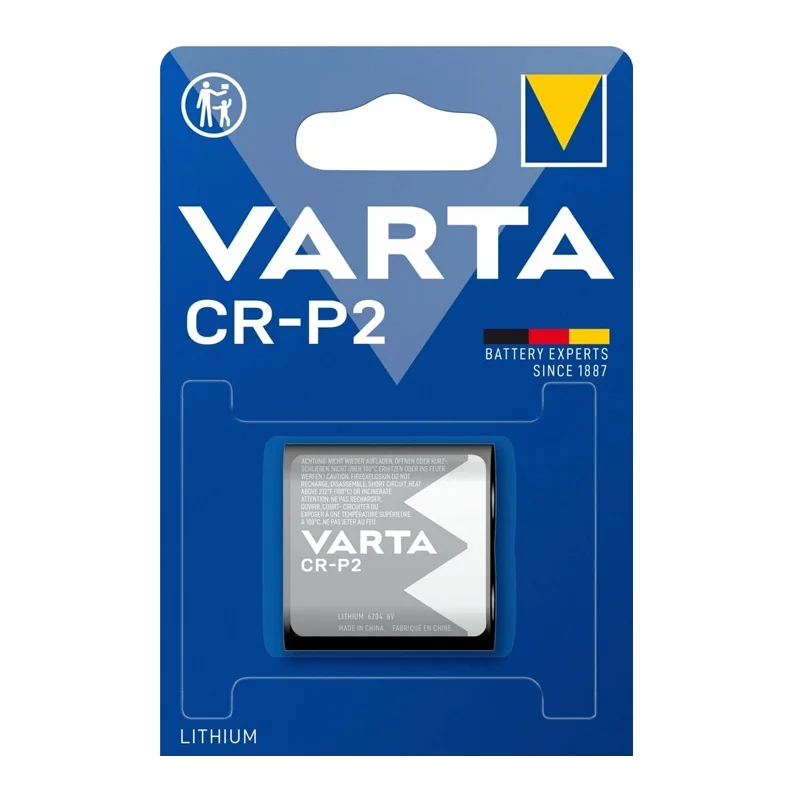 Piles au Lithium Varta CR-P2 Lithium Professional (1 Unité)