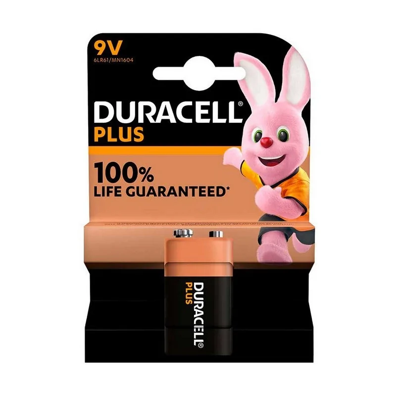 Duracell Qualilty Power Pile 9v AlKaline // 2 Batteries Alcaline 9 volt  6LR61 à prix pas cher