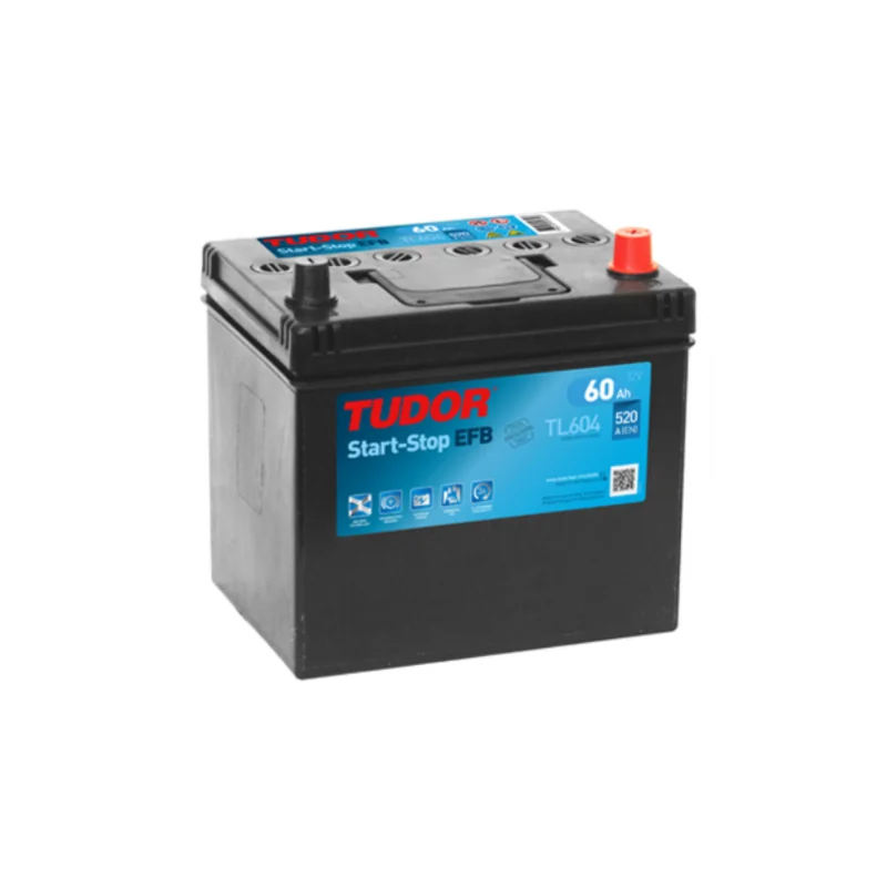 Batterie Tudor Start Stop EFB TL604 60Ah