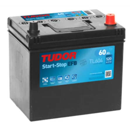 Batterie Tudor Start Stop EFB TL604 60Ah