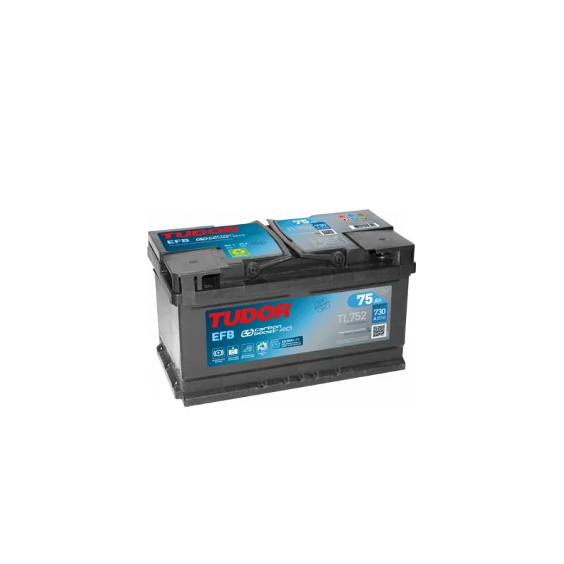 Batterie Tudor Start Stop EFB TL752 75Ah