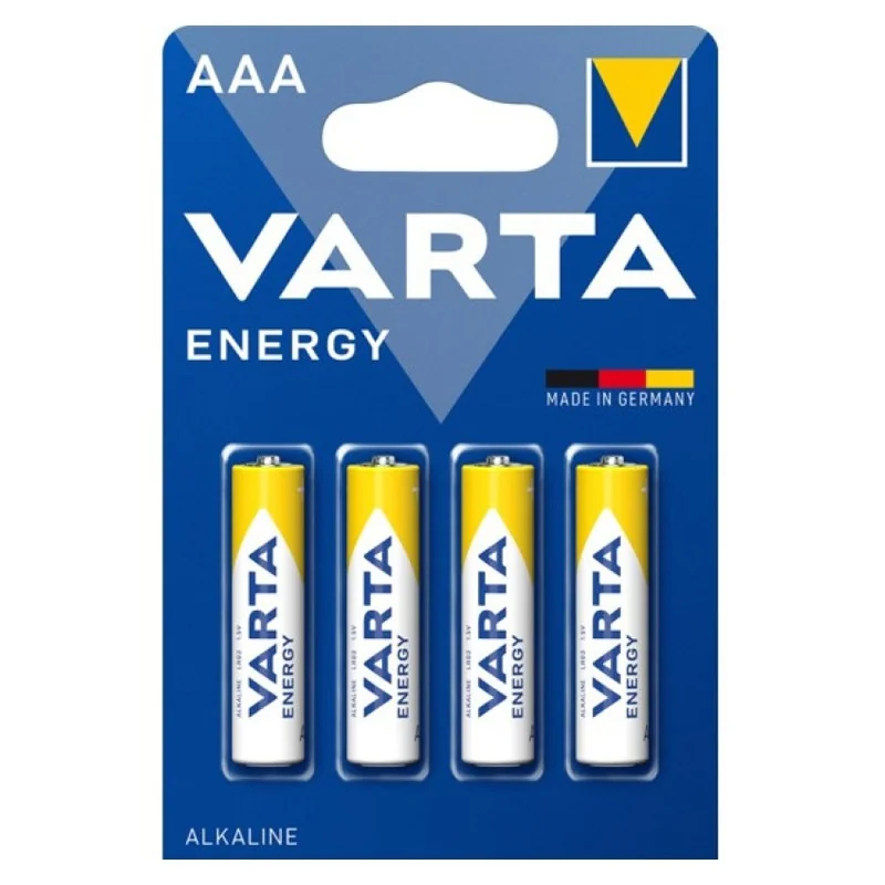 Piles Alcalines Varta Energy AAA (4 Unités)