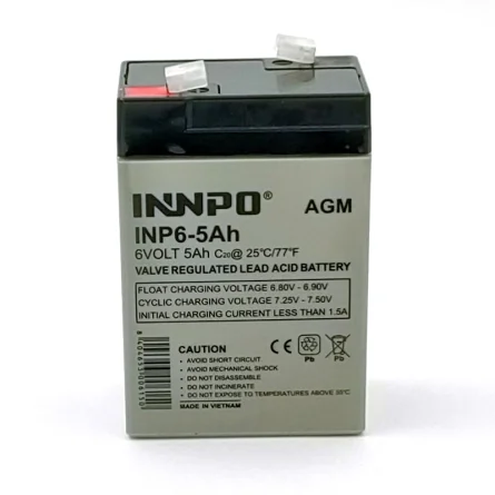 Batterie INNPO AGM 6V 5Ah