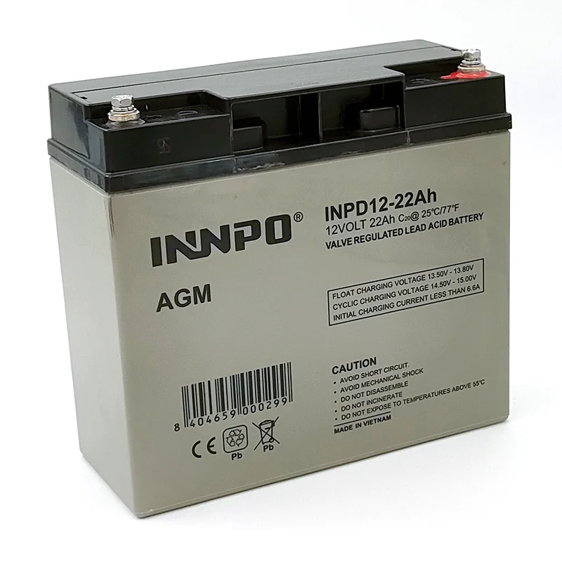 Batterie au Plomb AGM 12V 22A