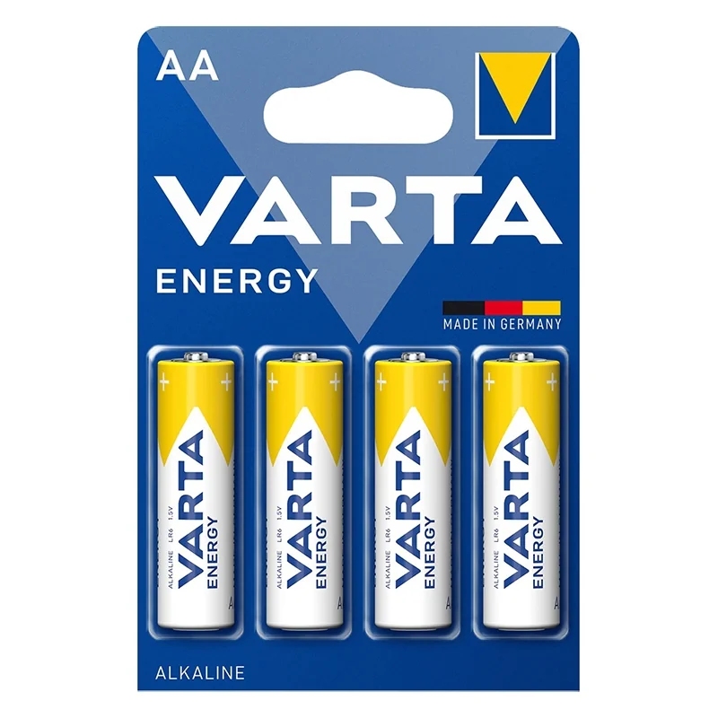 Piles Alcalines Varta AA Energy (4 Unités)