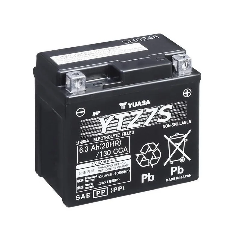 Batterie Yuasa YTZ7S AGM 6.3Ah