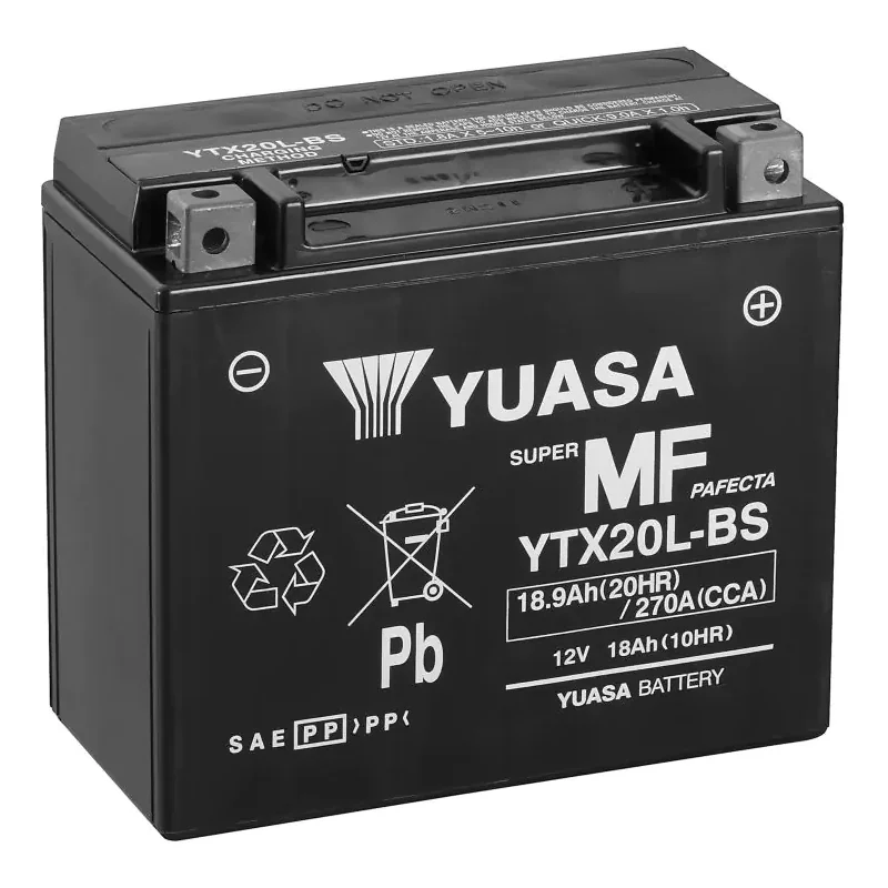 Batterie Yuasa YTX20L-BS AGM 18.9Ah