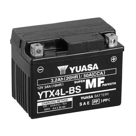 Batterie Yuasa YTX4L-BS AGM 3.2Ah