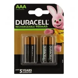 Piles rechargeables Duracell AAA 900mah