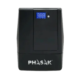 UPS Phasak 2000VA LCD USB avec protection pour connecteur RJ45