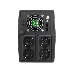 UPS Phasak 2000VA LCD USB avec protection pour connecteur RJ45