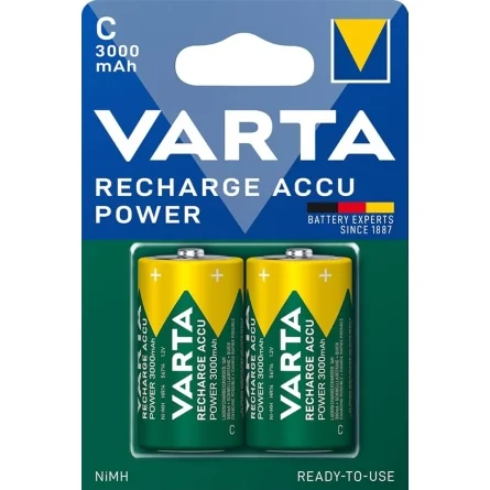 Piles rechargeables Varta C 1,2 V 3000 mAh Ni-MH