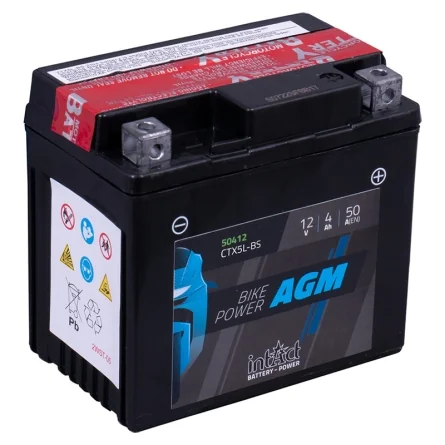 Batterie IntAct AGM CTX5L-BS 4Ah 50A