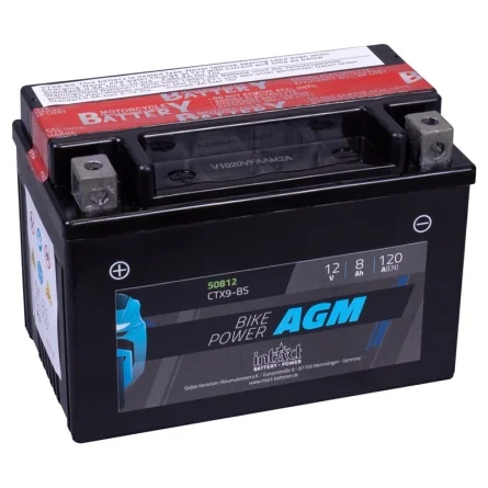 Batterie IntAct AGM CTX9-BS 8Ah 120A
