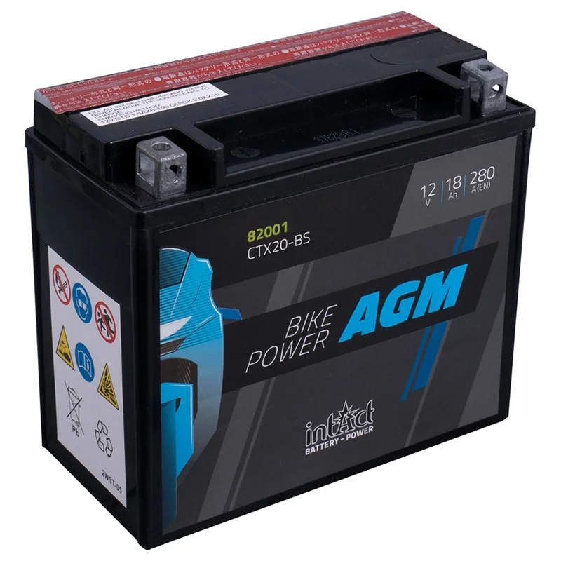 Batterie IntAct AGM CTX20-BS 18Ah 280A