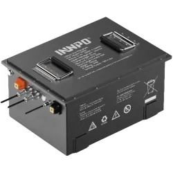 Batterie LiFePO4 51.2V 100Ah avec chargeur, écran LCD et Bluetooth...