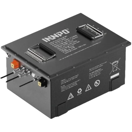 Batterie LiFePO4 51.2V 100Ah avec chargeur, écran LCD et Bluetooth | Remplacement 48V