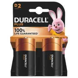 Piles Alcalines Duracell D LR20 MN1300 Plus Power (2 Unités)