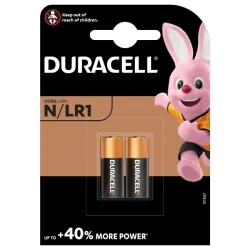 Piles Alcalines Duracell N LR1 E90 Plus Power (2 Unités)