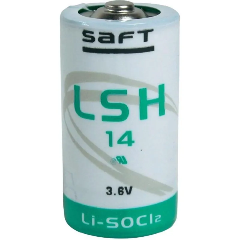 ▷ Piles Lithium Saft LSH14 C 3.6V Li-SOCl2 (1 Unité)