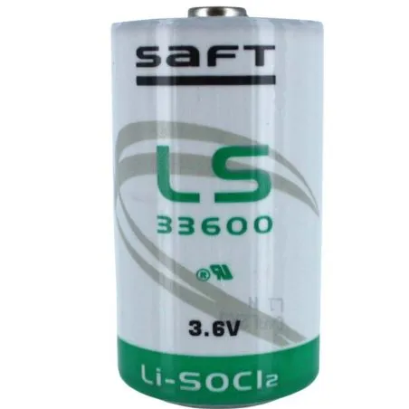 Pile Lithium Standard D Saft LS 33600 3.6V Li-SOCl2