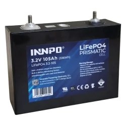 Cellule INNPO Prismatic LiFePO4 3.2V 105A