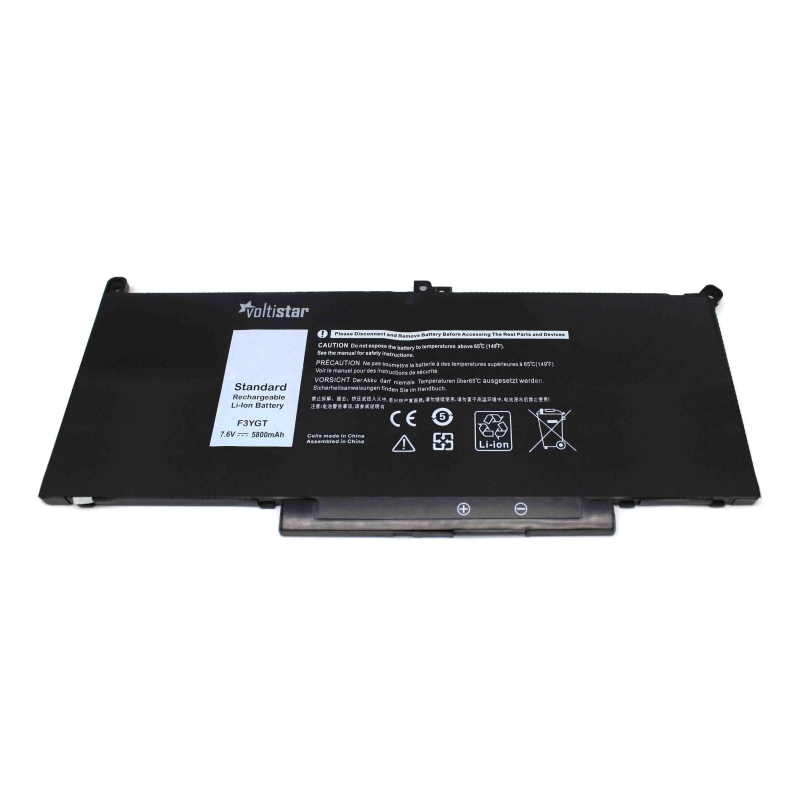 Batterie d'ordinateur portable pour DELL LATITUDE 7280 7380 7480 F3YGT 7.6V