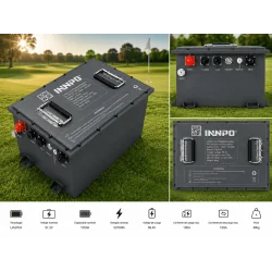 Batterie LiFePO4 51.2V 100Ah avec chargeur, écran LCD et Bluetooth | Remplacement 48V