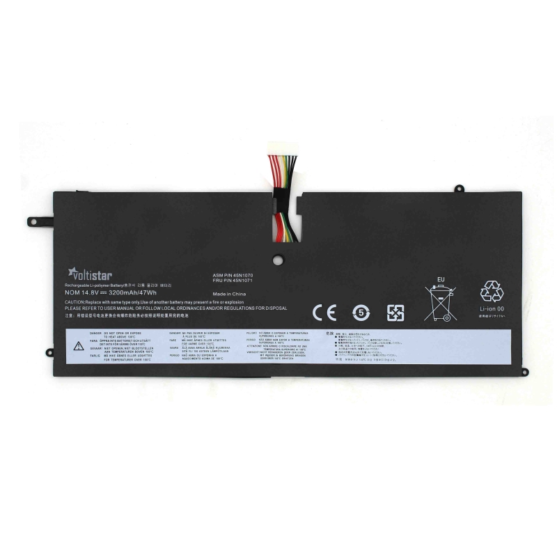 Batterie d'ordinateur portable pour LENOVO THINKPAD X1 CARBONE 3444 3448 3460 45N1070 45N1071