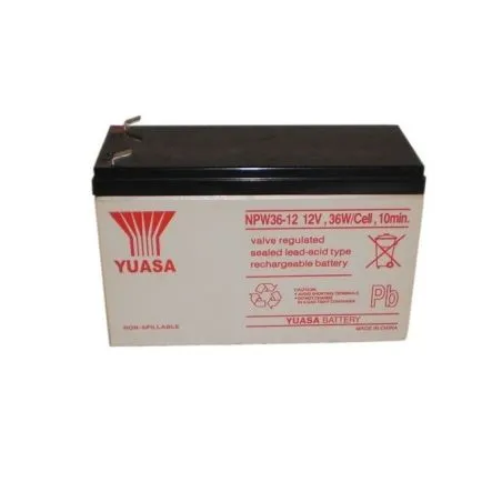 Batterie au Plomb-Acide AGM 12V 7Ah 36W YUASA NPW36-12