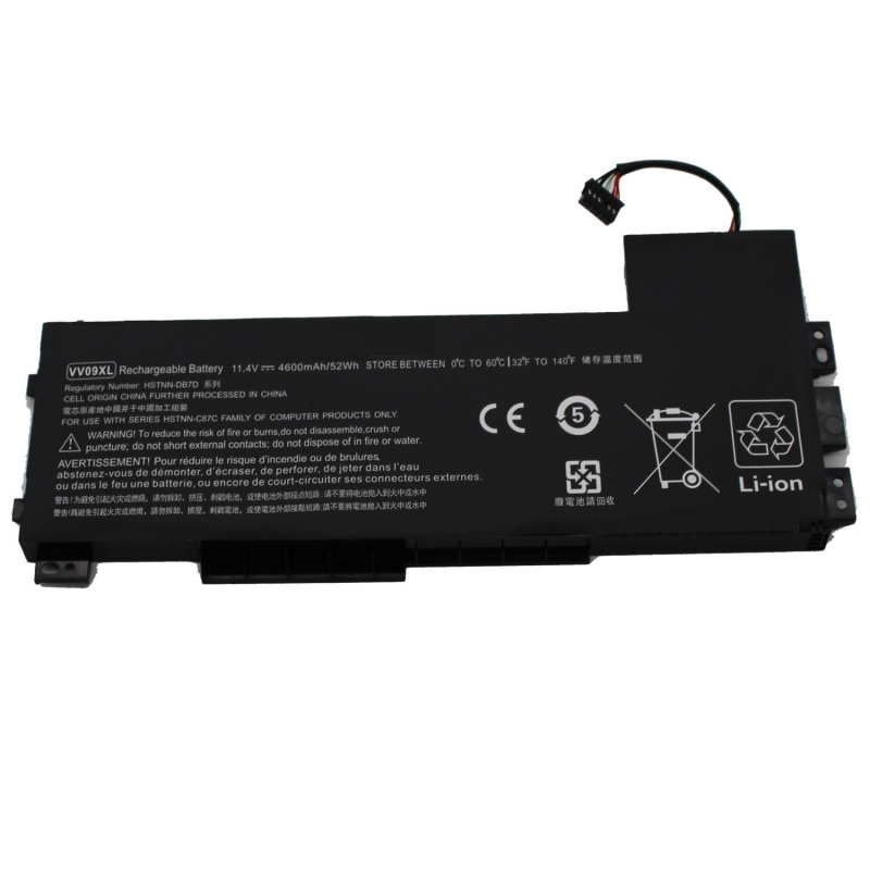 Batterie d'ordinateur portable pour HP ZBOOK 15 G3 15 G4 VV09XL 808452-001 808452-005 11.4V