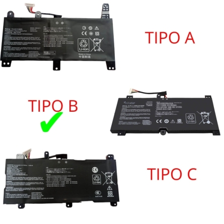 Batterie d'ordinateur portable pour ASUS ROG STRIX GL504G GL504GM GL504GS C41N1731