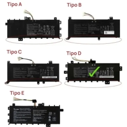 Batterie d'ordinateur portable pour ASUS VIVOBOOK A512UF F512DA K512FA R409FA S409JA B21N1818-2 7.7V