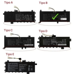 Batterie d'ordinateur portable pour ASUS VIVOBOOK 14 F412DA F412DK F412FA F412FJ B21N1818-2 7.7V