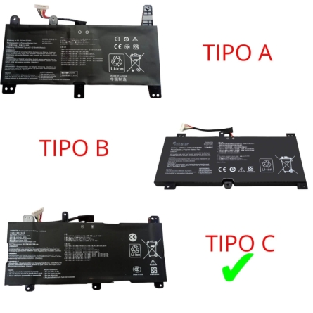Batterie d'ordinateur portable ASUS ROG STRIX C41N1731 TYPE-C